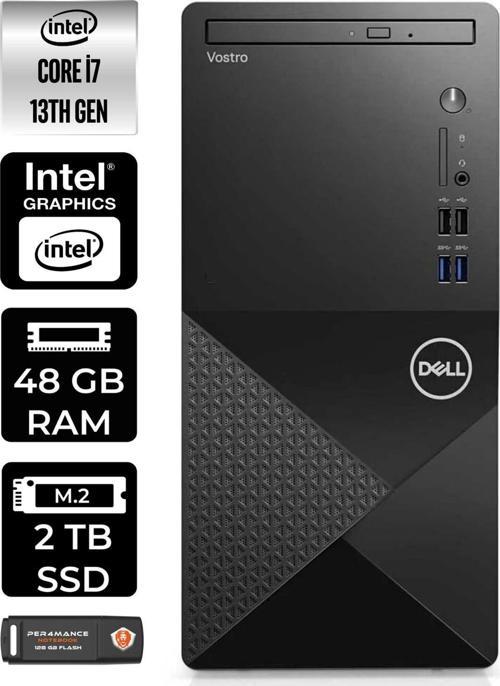 Vostro 3020 En2062Vdt3020044 İ7 13700 48Gb Ram 2Tb Ssd Fdos Masaüstü Bilgisayar