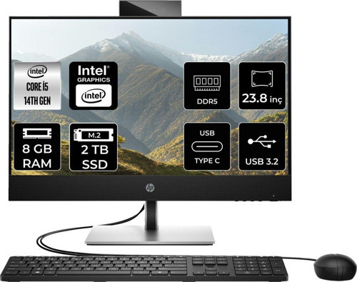 Proone 440 G9 İ5 14500T 8Gb 2Tb Ssd 23.8" Fhd Fdos All In One Bilgisayar & Per4 Bellek