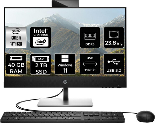 Proone 440 G9 İ5 14500T 40Gb 2Tb Ssd 23.8" Fhd W11H All In One Bilgisayar & Per4 Bellek