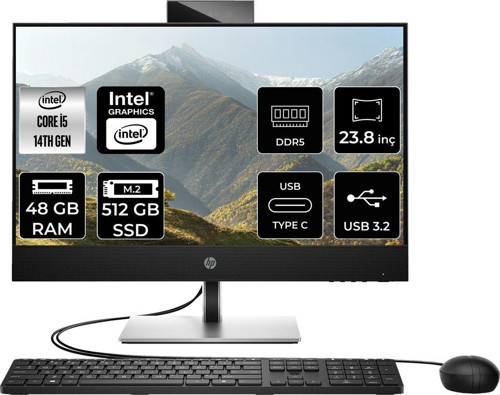 Proone 440 G9 İ5 14500T 48Gb 512Gb Ssd 23.8" Fhd Fdos All In One Bilgisayar & Per4 Bellek