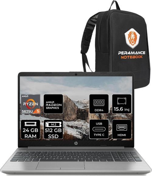 255 G9 Ryzen 5 5625U 24Gb 512Gb Ssd 15.6" Fhd Fdos 6Q8N1Es & Per4 Çanta