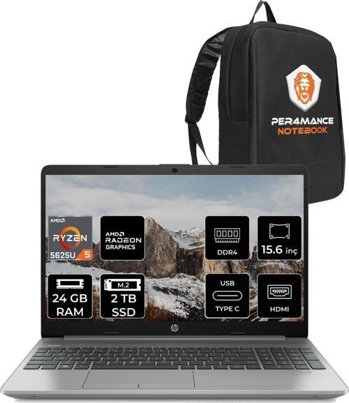255 G9 Ryzen 5 5625U 24Gb 2Tb Ssd 15.6" Fhd Fdos 6Q8N1Es & Per4 Çanta