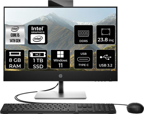 Proone 440 G9 İ5 14500T 8Gb 1Tb Ssd 23.8" Fhd W11P All In One Bilgisayar & Per4 Bellek