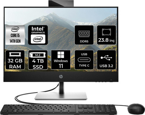 Proone 440 G9 İ5 14500T 32Gb 4Tb Ssd 23.8" Fhd W11H All In One Bilgisayar & Per4 Bellek