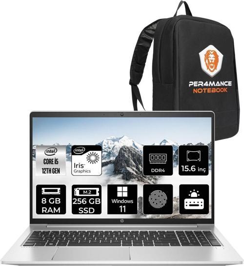 Probook 450 G9 İ5 1235U 8Gb 256Gb Ssd 15.6" Fhd W11Home 6S6Z1Ea & Per4 Çanta