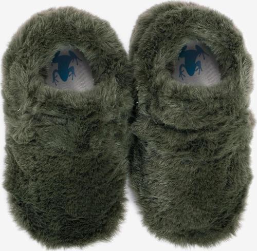 Furry Furry Haki Kürk Barefoot Patik (Hediye Seti)