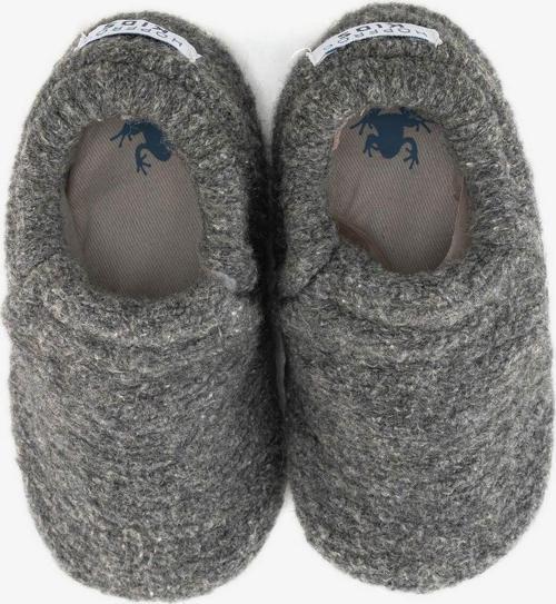 Recycled Woo Wooly Yünlü Gri Barefoot Patik