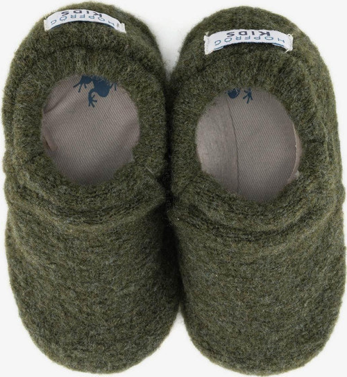 Recycled Woo Wooly Yünlü Haki Barefoot Patik (Hediye Seti)