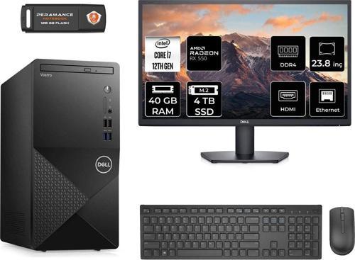 Vostro 3910 Aem3910S290 İ7 12700 40Gb Ram 4Tb Ssd Rx550 4Gb 23.8" W11P Masaüstü Bilgisayar