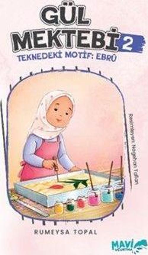 Gül Mektebi 2 - Teknedeki Motif Ebru