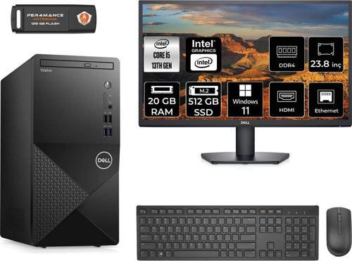Vostro 3020 İ5 13400 20Gb 512Gb Ssd Gt1030/4Gb W11P N2046Vdt3020Mtu Masaüstü Pc & 23.8" Monitör