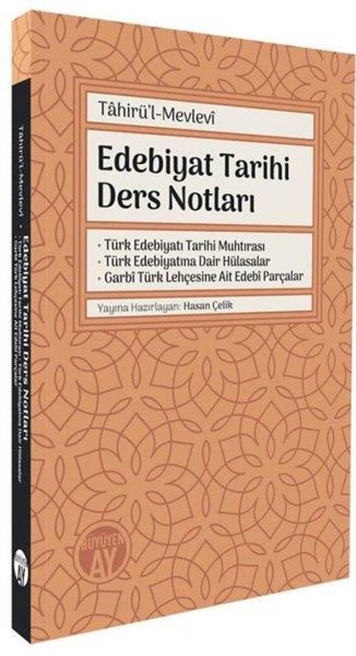 Tahirü'l - Mevlevi - Edebiyat Tarihi Ders Notları