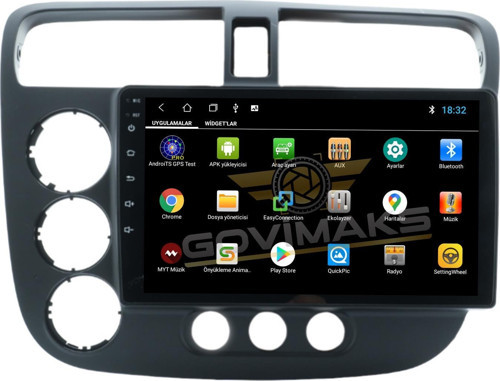 HONDA CİVİC VTEC 2 2001-2006 8 GB RAM 128 GB HAFIZA ANDROID MULTIMEDIA TEYP