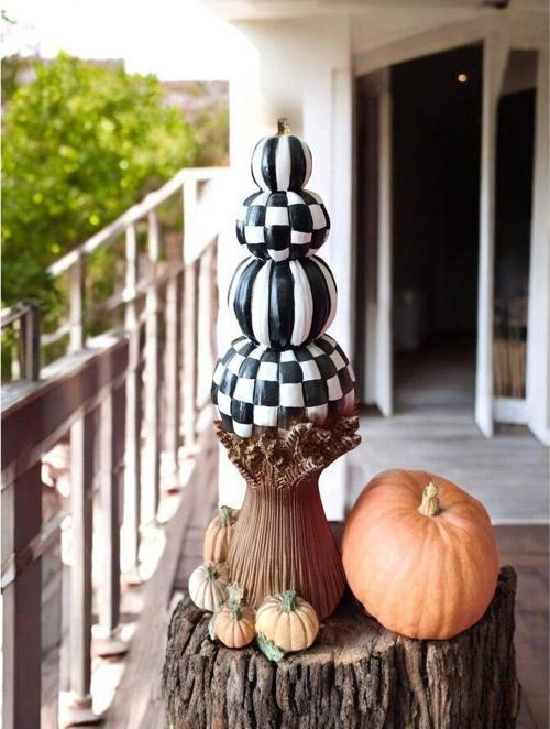 Balkabağı Ağacı Heykeli, Kabak Biblo Dekor, Bahçe Dekorasyonu, Ev Hediyesi, Halloween