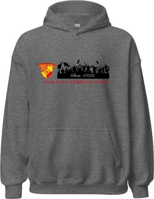 Göztepe Kapşonlu Sweatshirt - İsyan Bizim Ezberimiz Olmuş