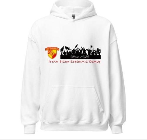 Göztepe Kapşonlu Sweatshirt - İsyan Bizim Ezberimiz Olmuş