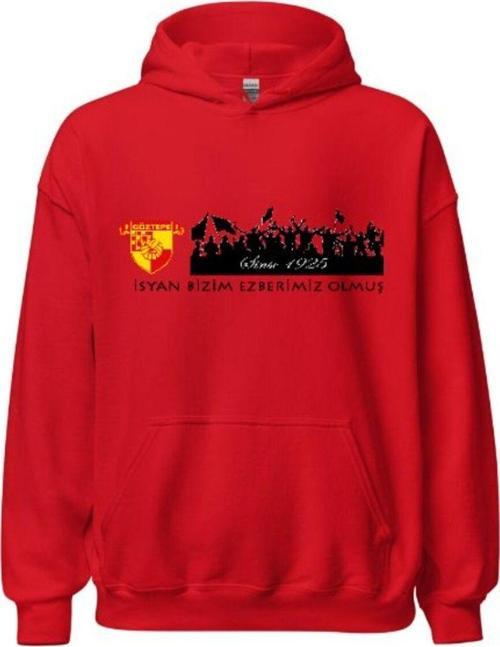 Göztepe Kapşonlu Sweatshirt - İsyan Bizim Ezberimiz Olmuş