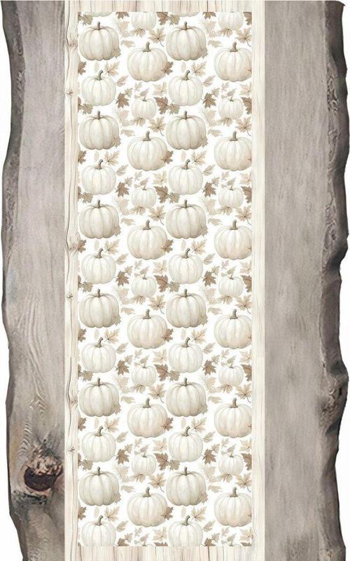 Sonbahar Serisi Balkabakları - Balkabağı Ranır- Runner 45 X 140Cm.