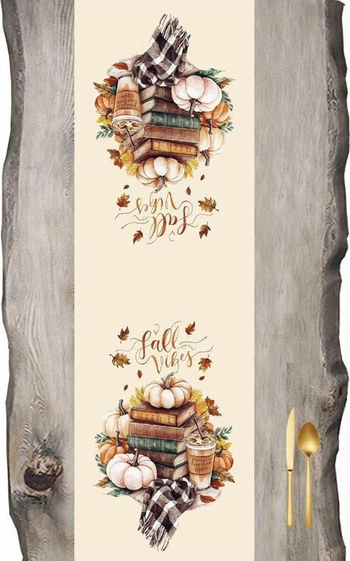 Sonbahar Serisi Balkabakları - Balkabağı Ranır- Runner 45 X 140 Cm