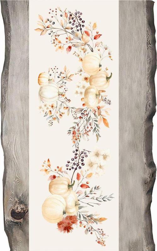 Sonbahar Serisi Balkabakları - Balkabağı Ranır- Runner 45 X 140Cm.