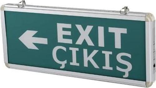 Exit Çıkış Acil Yönlendirme Armatürü Cata Exit Çıkış Sol Sağ Oklu 9166