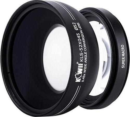 KLS-52X045 52mm 0.45x Geniş Açı & Makro Çevirici Lens