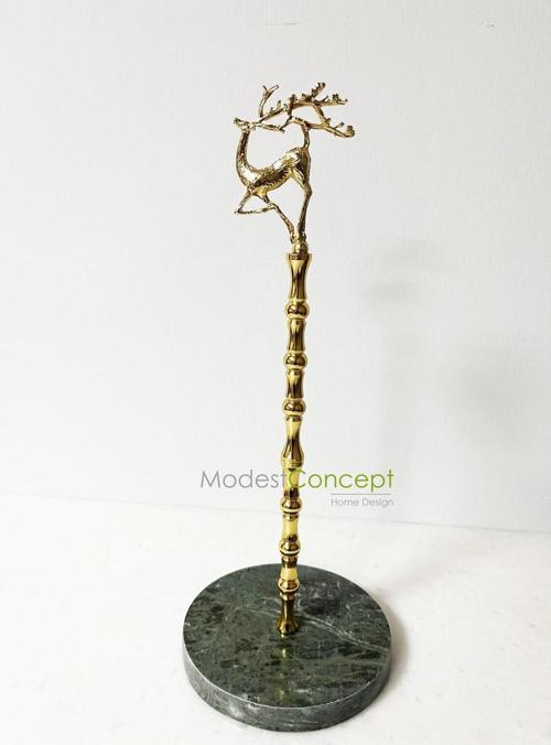 Yeşil Mermer Havluluk Gold Uçan Geyik Verde Guatemala