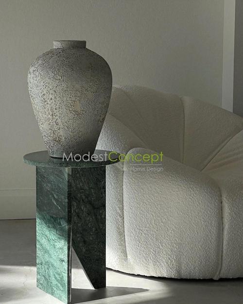 Yeşil Mermer Sehpa, Verde Guatemala Mermer Sehpa, Mermer Orta Sehpa