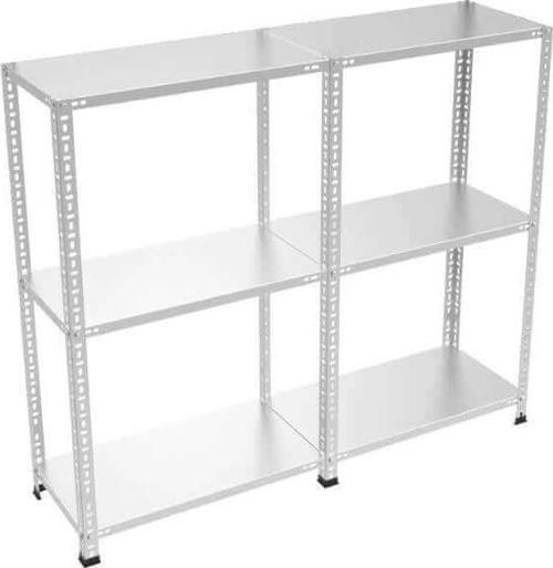3 Katlı Duble Galvaniz Çelik Raf. Depo, Dosya, Arşiv Rafı