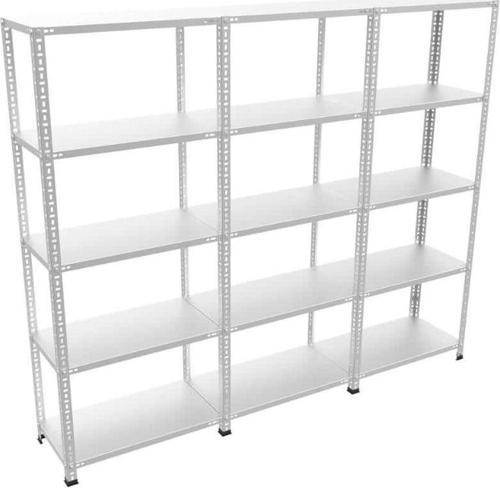 5 Katlı 3’lü Bitişik Galvaniz Çelik Raf. Depo, Dosya Rafı