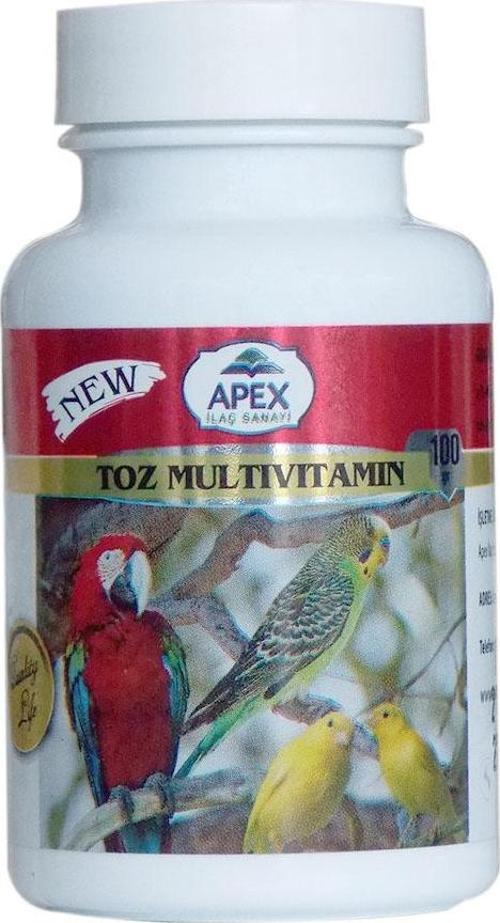 Muhabbet Kuşları İçin Toz Multivitamin - 100Gr