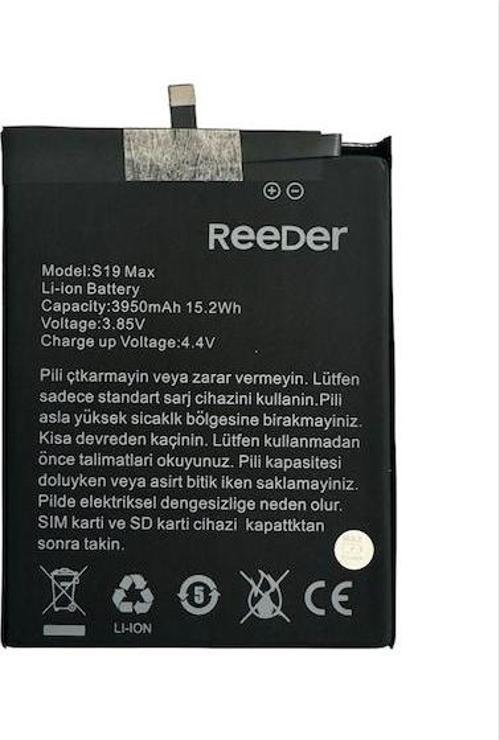 Reeder S19 Max Batarya Pil 3950