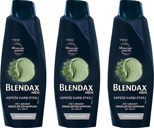 Men Kepeğe Karşı Etkili 4 ü 1 Arada 500 ml Şampuan x 3 Adet