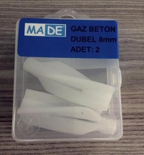 Gaz Beton Dubel 8 Mm ( 1 Kutu:2 Adet) ST-17
