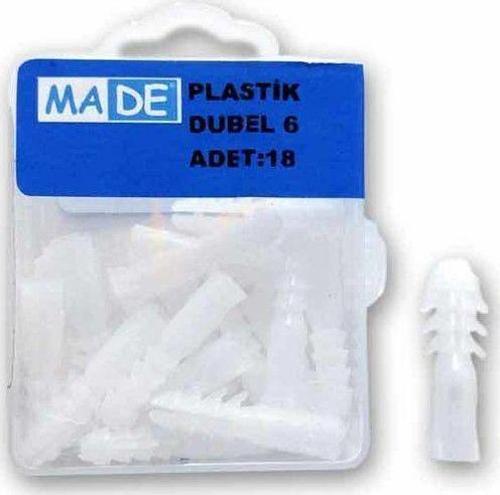 Plastik Dubel 6Mm ( 1 Kutu:18 Adet) ST-01