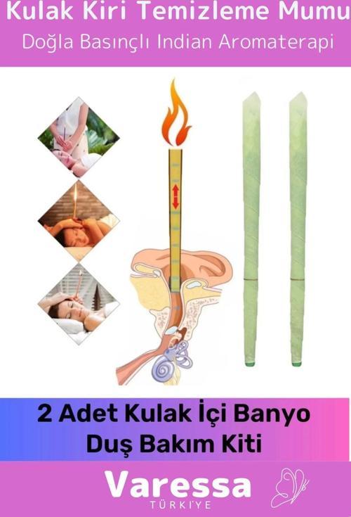Premium Seri Doğal Basınçlı Kulak Kir Temizleme İndian Aromaterapi Mumu - 2 Adet