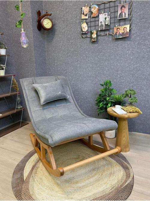 Miskin Naturel Natura Gri Sallanan Sandalye Dinlenme Emzirme Baba Tv Okuma