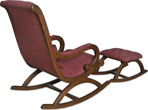 Rustik Ceviz Bordo Sallanan Sandalye Dinlenme Emzirme Baba Tv Okuma