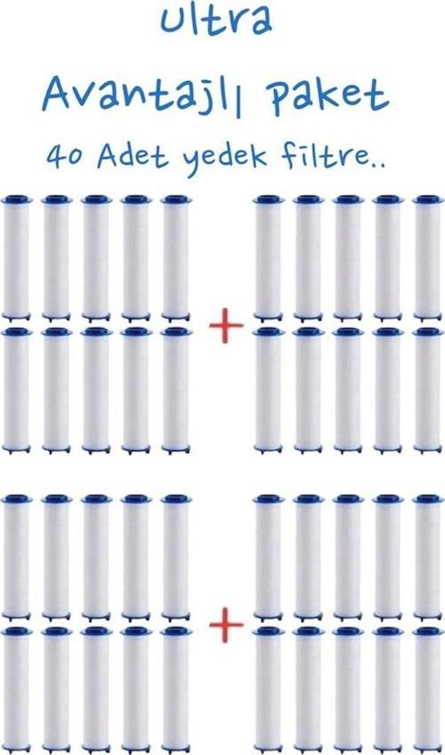 40 Adet Yedek Kireç Önleyici Filtre Ultra Avantajlı Paket