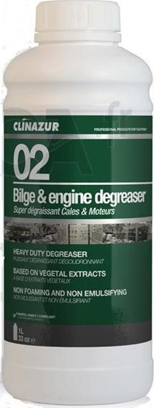 CLIN AZUR -02- BİOLOJİK ÇÖZÜNEN SİNTİNE TEMİZLEYİCİ 1 L.