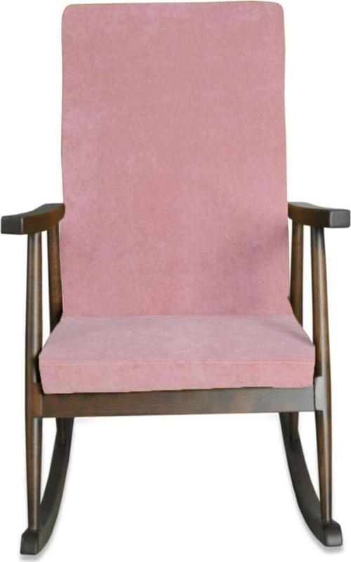 Trend Ceviz Pembe Sallanan Sandalye Dinlenme Emzirme Baba Tv Okuma Koltuğu