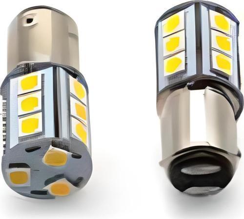 AMPUL B15 18SMD, DÜZ TIRNAK (2'Lİ) BEYAZ 9-30V