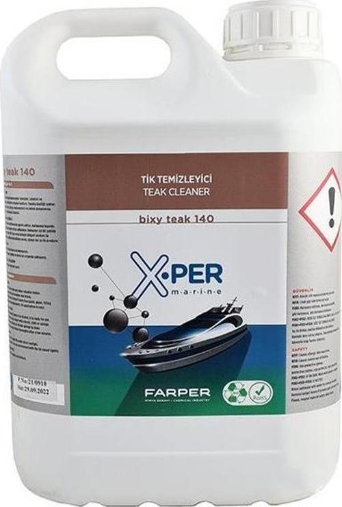 BIXY TEAK CLEANER 140 TİK TEMİZLEYİCİ 5 LT TEKNE VE YAT İÇİN