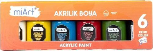 Akrilik Boya 30ml. 6’lı Set