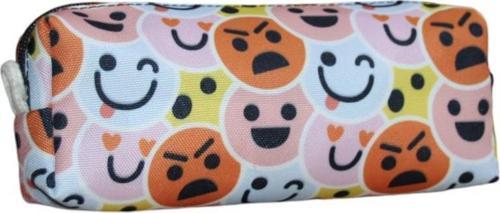 Emoji Desenli Tatlı Kalemlik - Okul Kalemliği-Makyaj Çantası