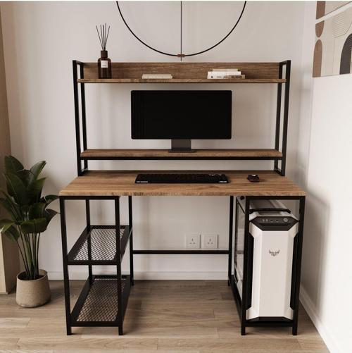 Regal Raflı Çalışma Masası