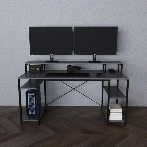 Optima Monitör Raflı Bilgisayar Masası