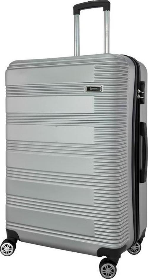 Büyük Boy Valiz 4x2 Teker Gri 1451