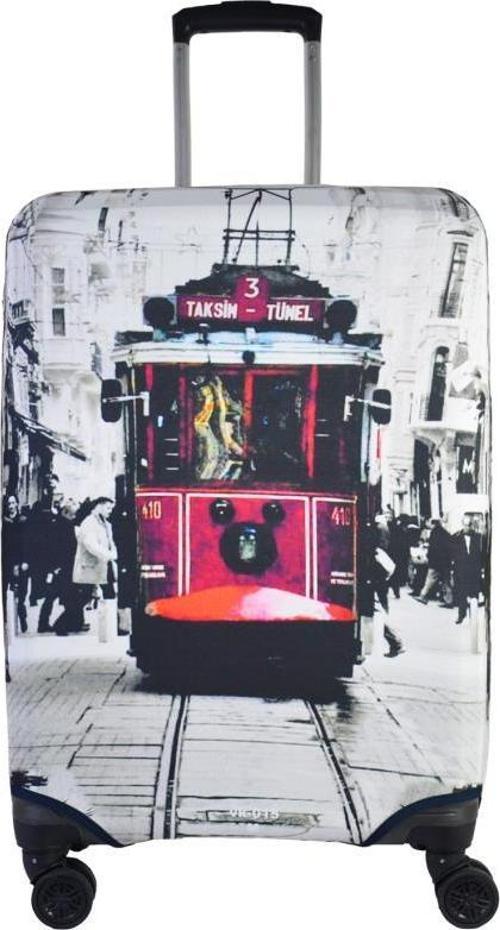 Orta Boy Valiz Kılıfı, Bavul Kılıfı, Valiz & Bavul Koruyucu Vk015