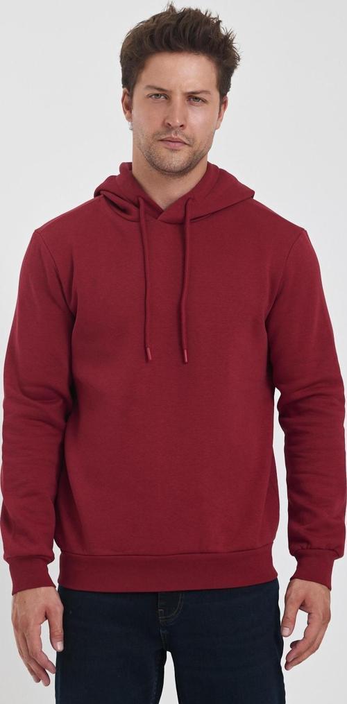 3 İp Şardonlu Kapuşonlu Cepsiz Sweatshirt RD24KE054902